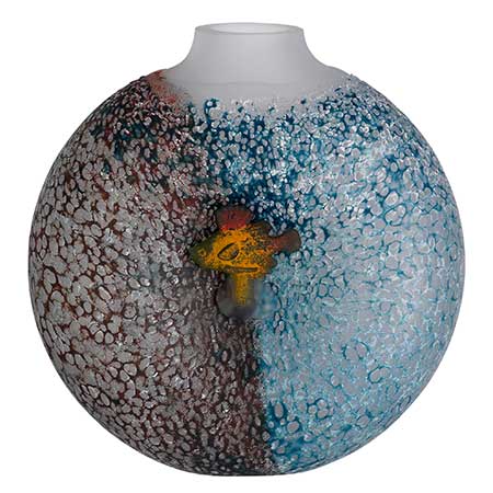 Kosta Boda Kjell Engman 特大ボンボンジャグ ARABIA No.9998「KOSTA BODA〈ULLA〉：シェル・エングマン」直径19.5cm